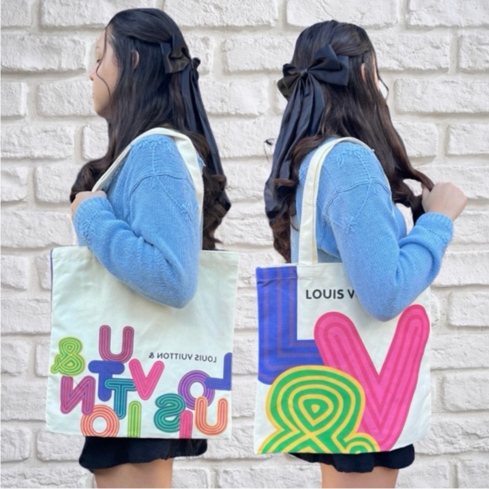 NWT Louis Vuitton Collab Exhibition City Tote Canvas Limited Edition - Picture 6 of 16